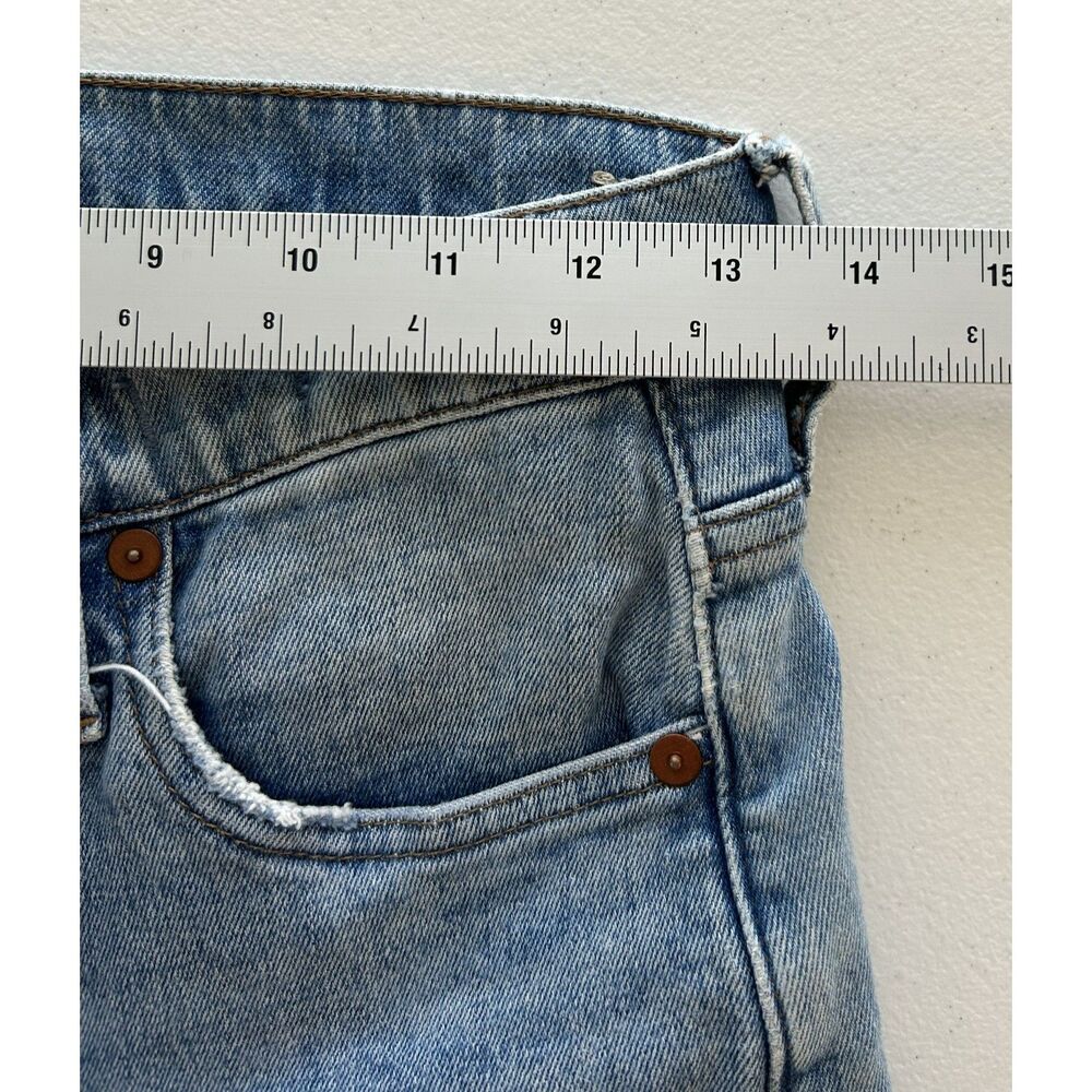 Madewell Slim Demi-Boot Jeans Light Wash Size 25 High Rise - Picture 8 of 13